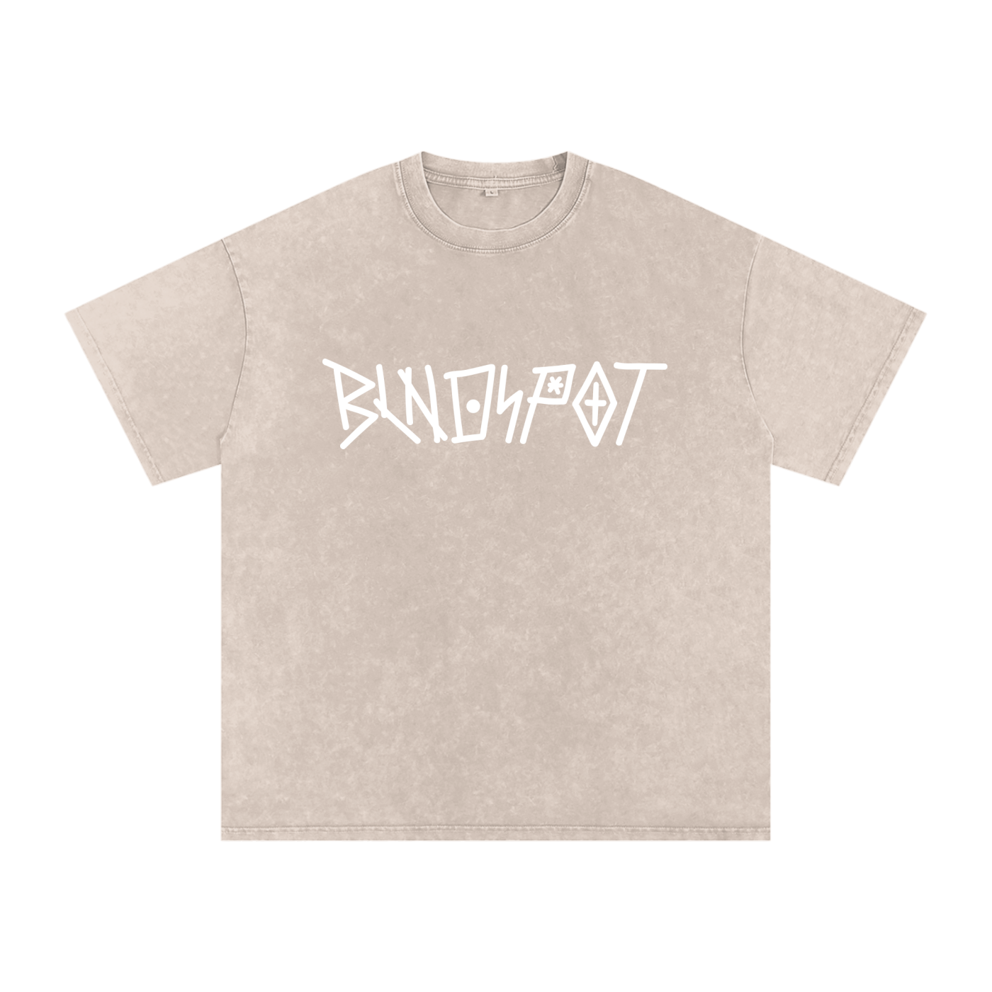 BLNDSPOT LINEAR Logo Tee - White