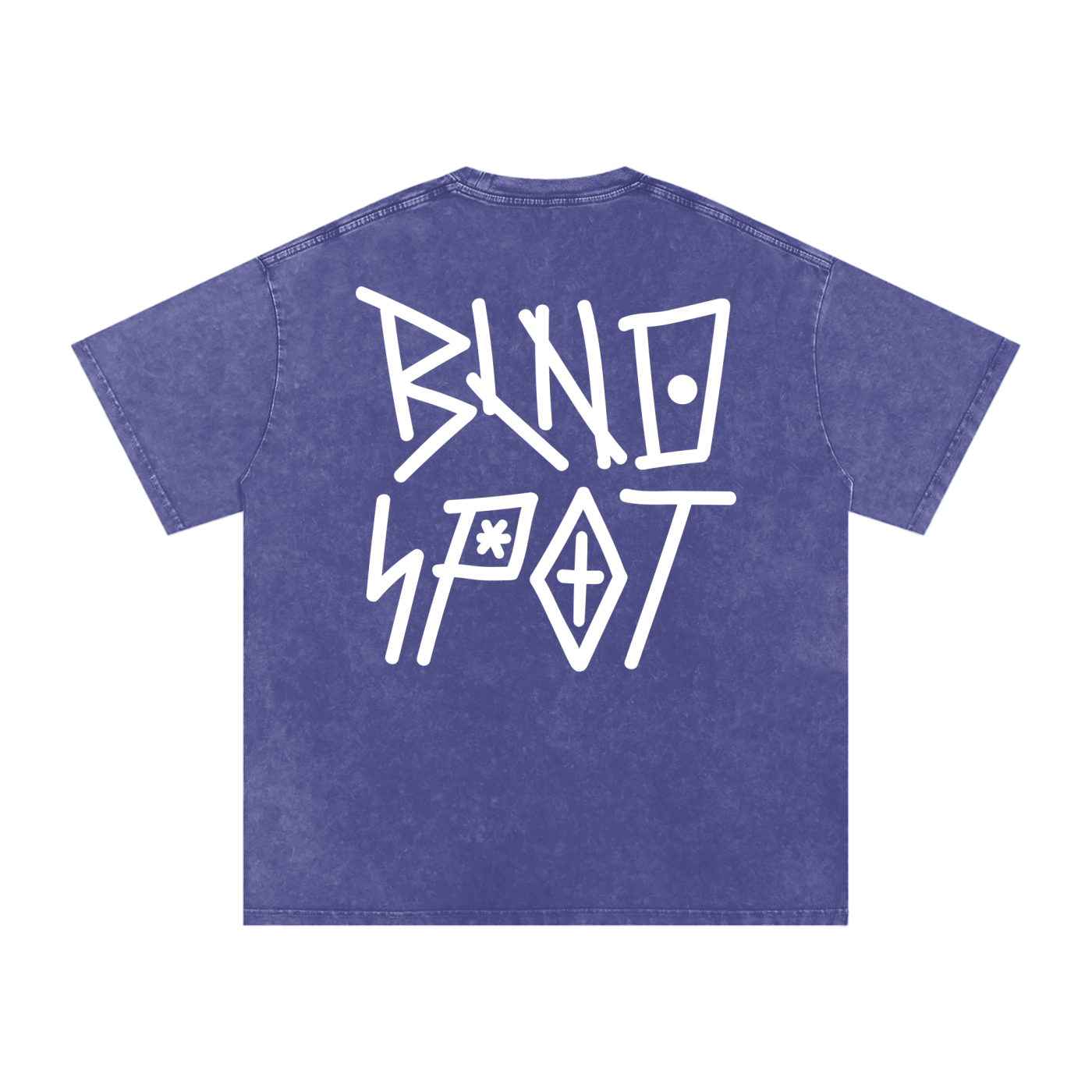 BLNDSPOT STACKED Logo Tee - White