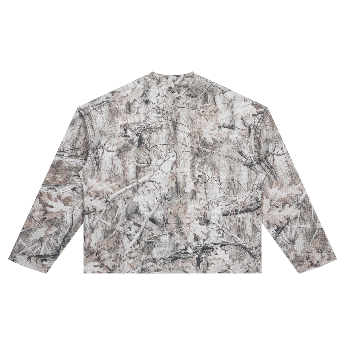 BLNDSPOT Tree Camo Waffle Knit Long Sleeve