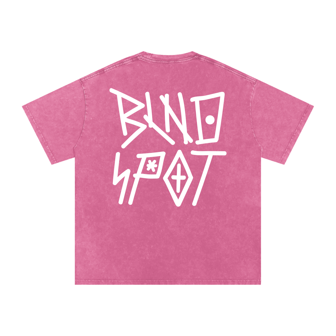 BLNDSPOT STACKED Logo Tee - White
