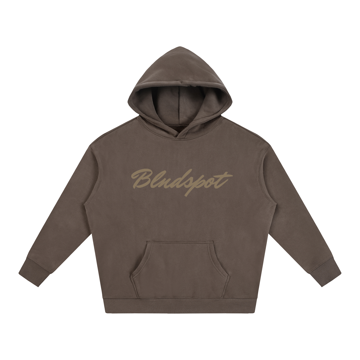 Dark Brown Oversize Fleeced Hoodie