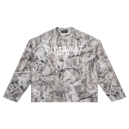 BLNDSPOT Tree Camo Waffle Knit Long Sleeve