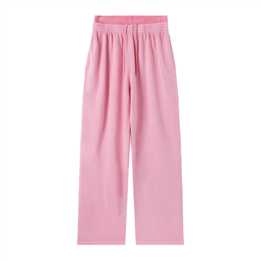Pink Vintage Washed Waist Pants