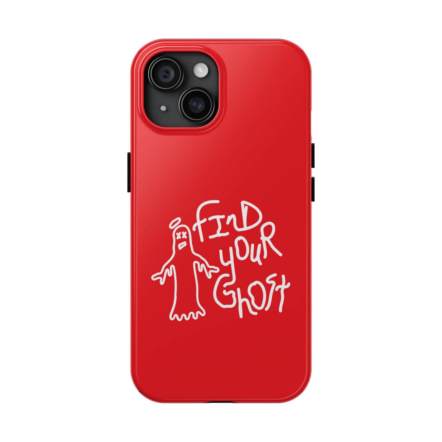 Red Find Your Ghost Phone Case