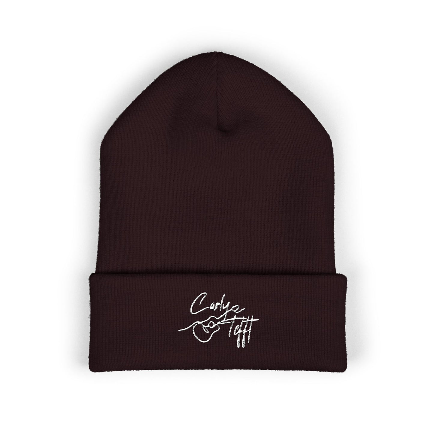 Carly Tefft Embroidered Beanie