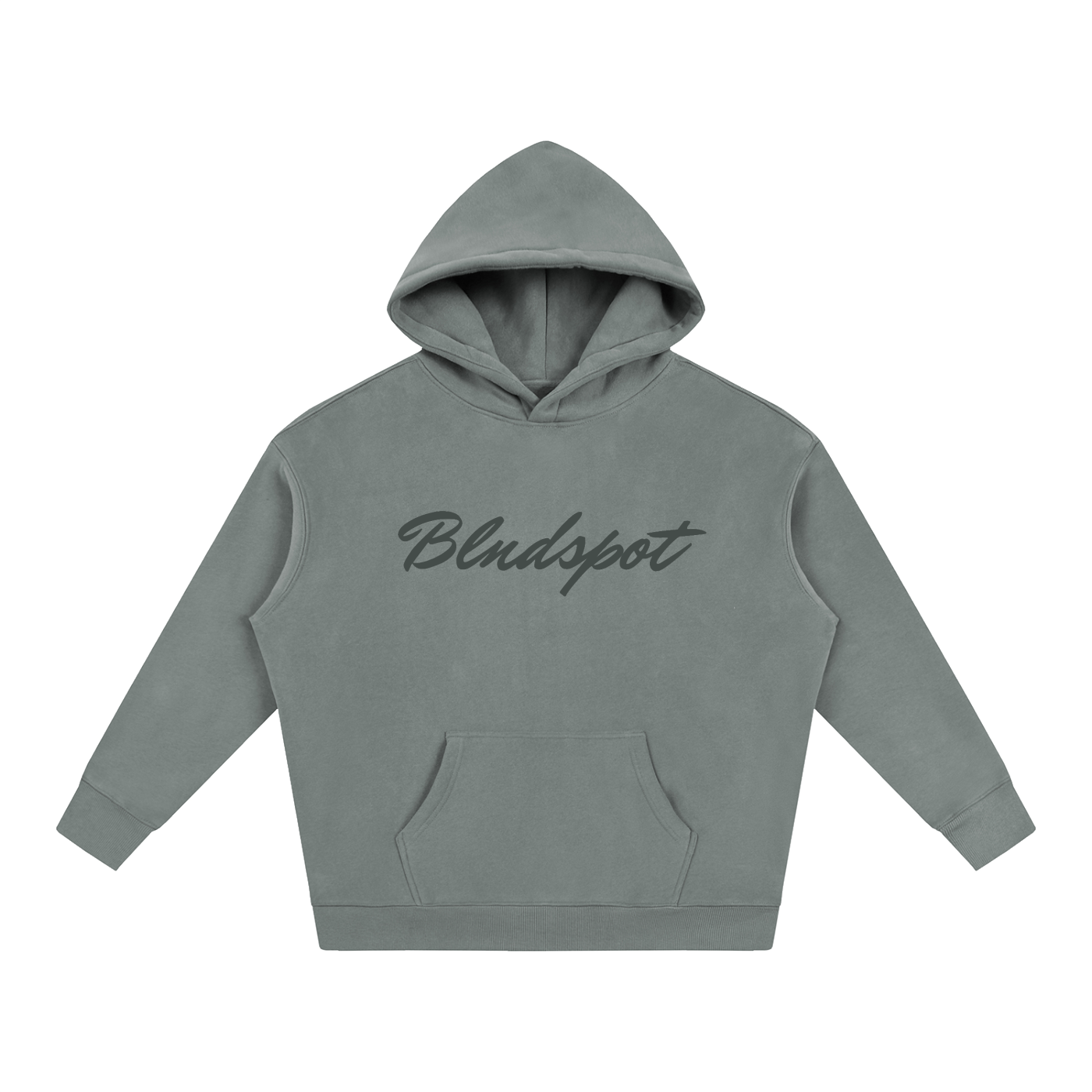 Light Gray Oversize Fleeced Hoodie