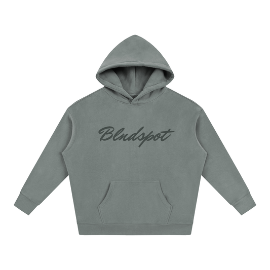 Light Gray Oversize Fleeced Hoodie