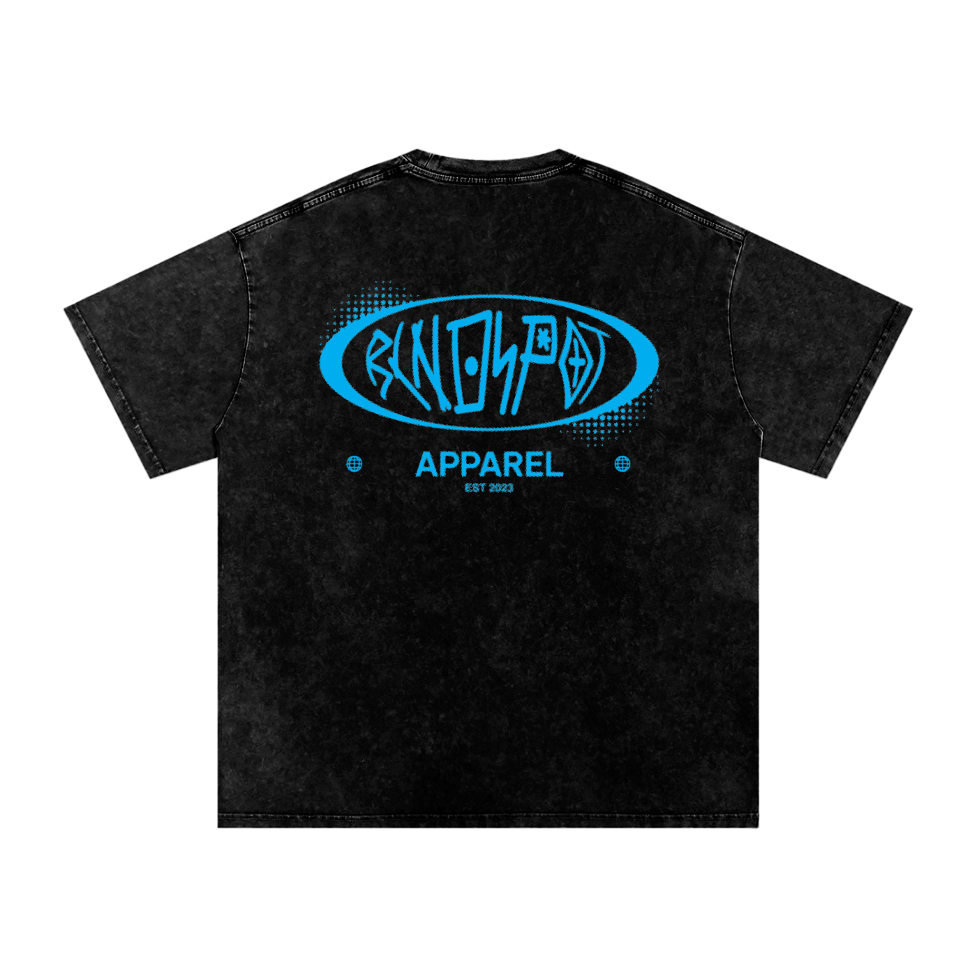BLNDSPOT CURVED Logo Tee (Blue)