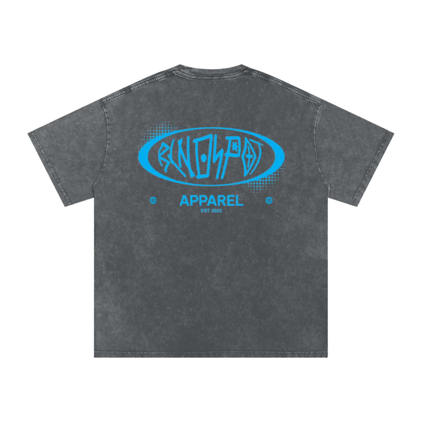 BLNDSPOT CURVED Logo Tee (Blue)