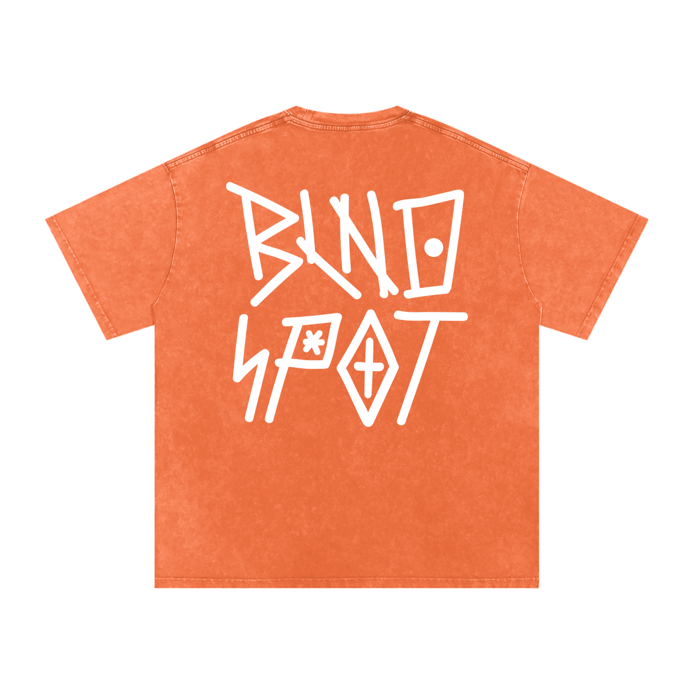 BLNDSPOT STACKED Logo Tee - White