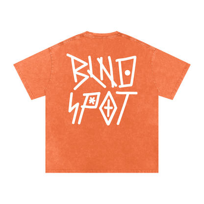BLNDSPOT STACKED Logo Tee - White