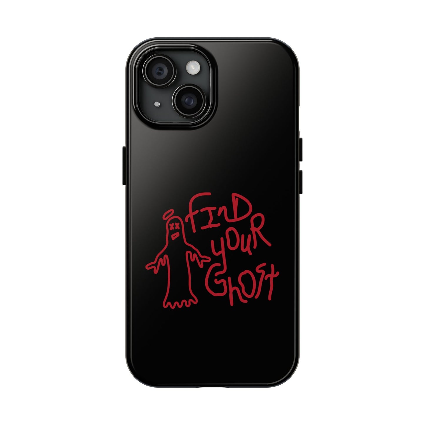 Black Find Your Ghost Phone Case