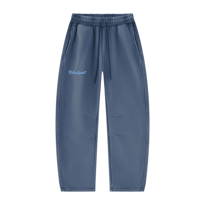 Vintage Wash Barrel Leg Fleece Sweatpants