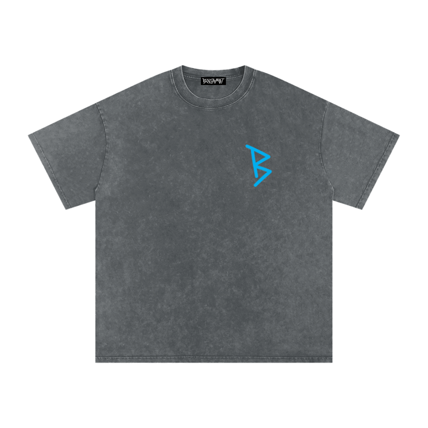 BLNDSPOT CURVED Logo Tee (Blue)
