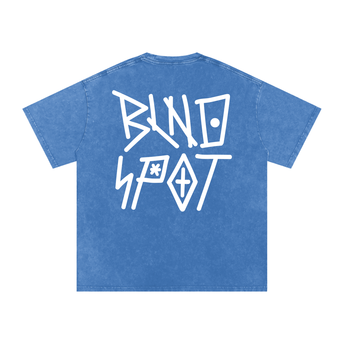 BLNDSPOT STACKED Logo Tee - White