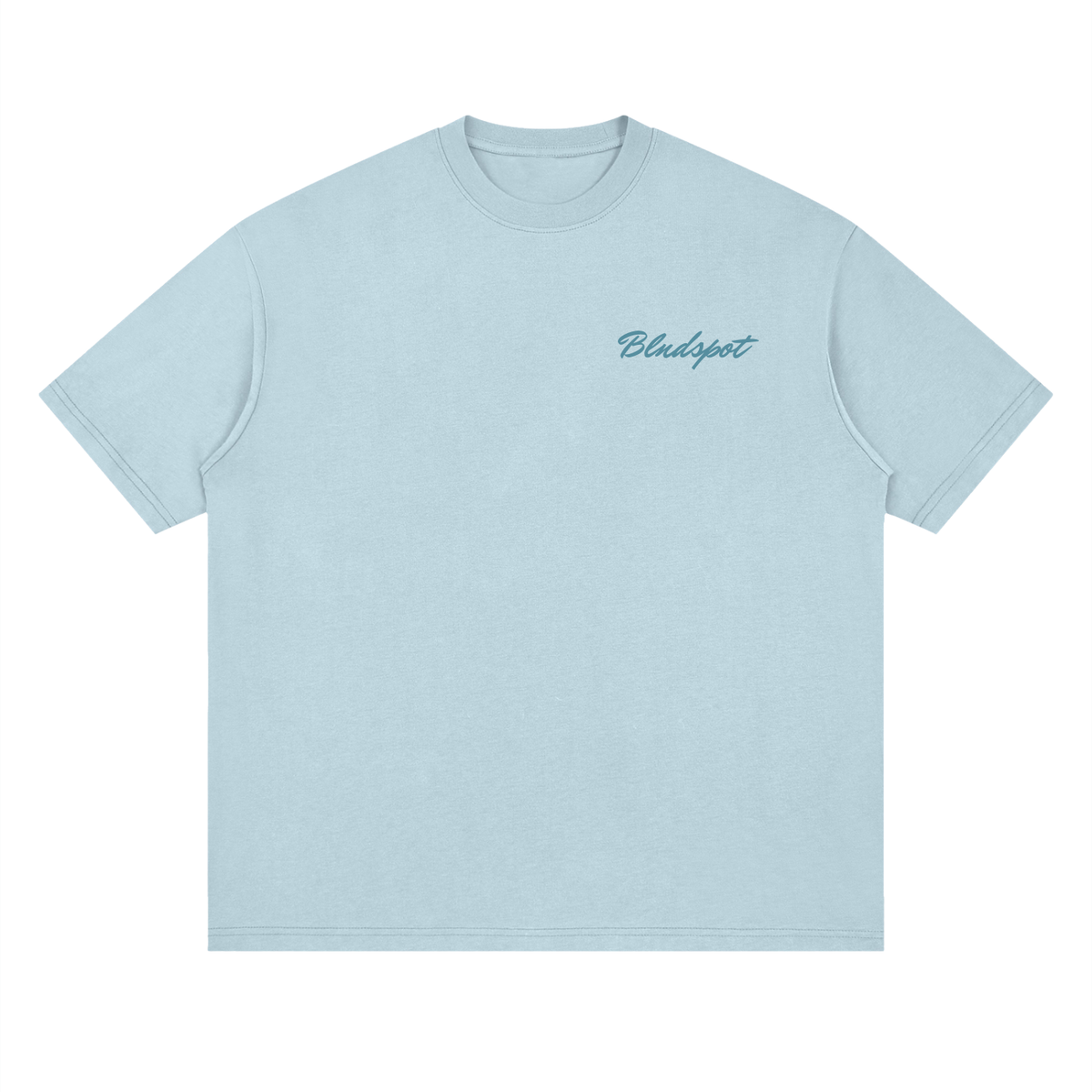 Light Blue Drop Shoulder T-Shirt