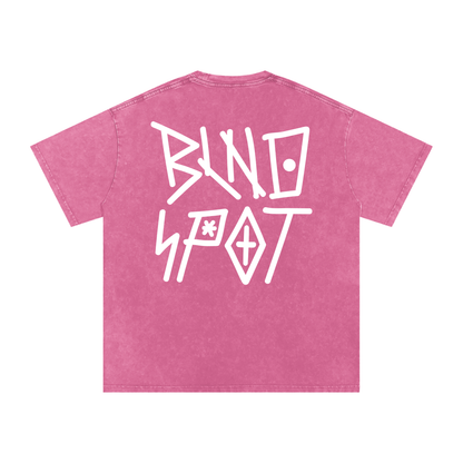 BLNDSPOT STACKED Logo Tee - White