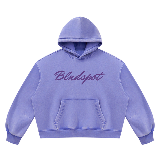 Vintage Wash Boxy Fleece Hoodie