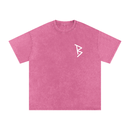 BLNDSPOT STACKED Logo Tee - White
