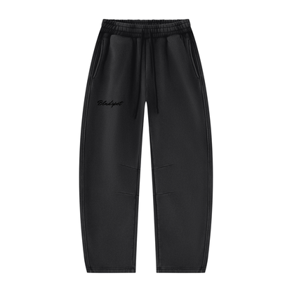 Vintage Wash Barrel Leg Fleece Sweatpants