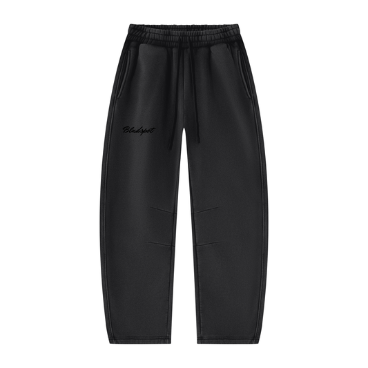 Vintage Wash Barrel Leg Fleece Sweatpants