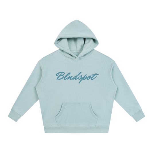 Light Blue Oversize Fleeced Hoodie