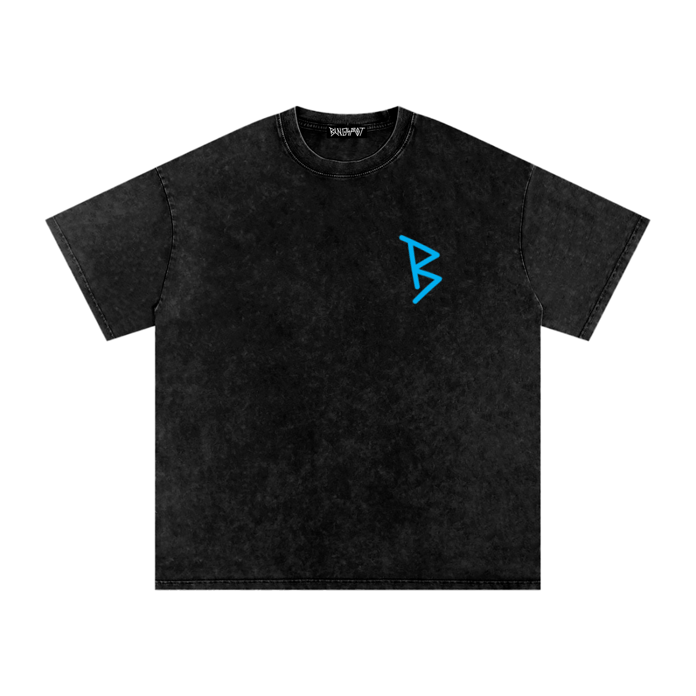 BLNDSPOT CURVED Logo Tee (Blue)