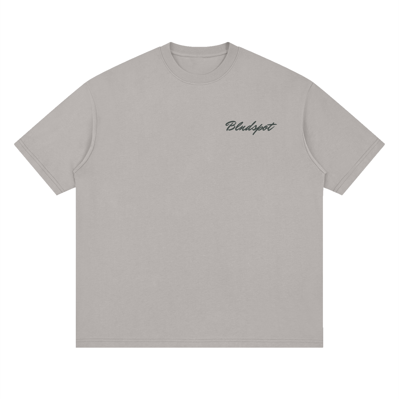 Light Gray Streetwear Loose Drop Shoulder T-Shirt
