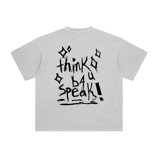Think B4 U Speak- Black