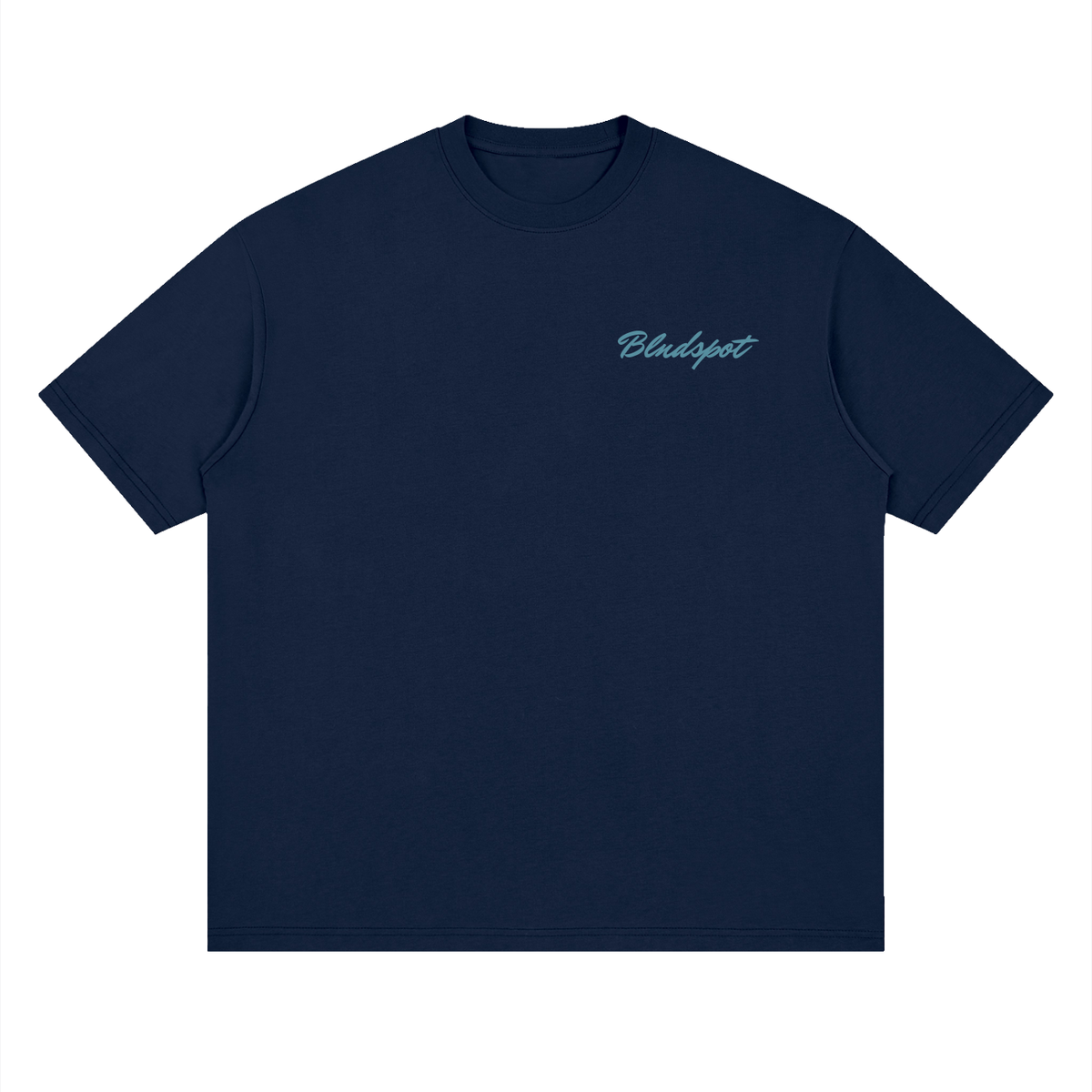 Navy Drop Shoulder T-Shirt