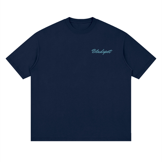 Navy Drop Shoulder T-Shirt
