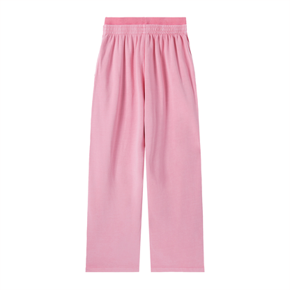 Pink Vintage Washed Waist Pants