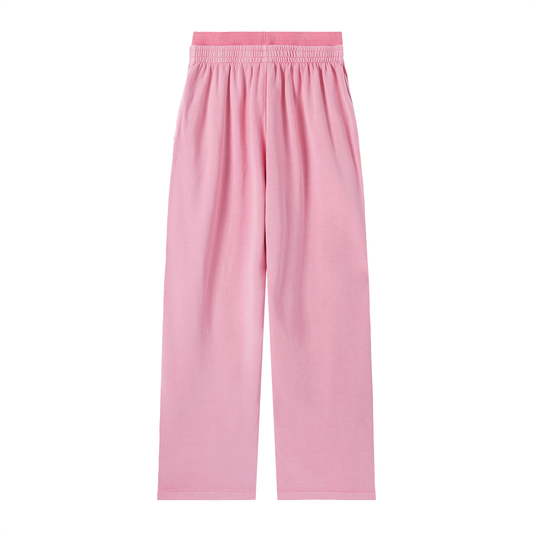 Pink Vintage Washed Waist Pants