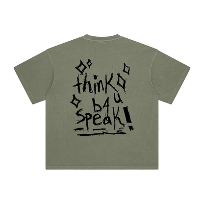 Think B4 U Speak- Black