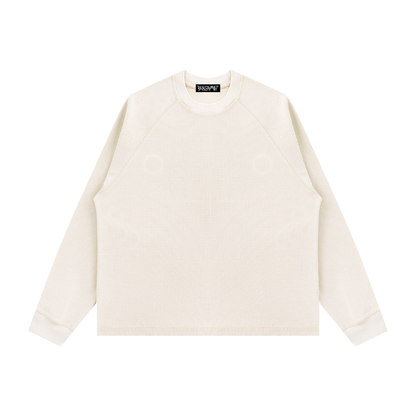 BLNDSPOT Vintage Wash Waffle Knit Crewneck