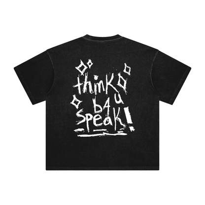 Think B4 U Speak- White