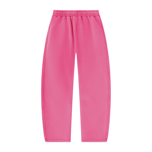 Vintage Wash Barrel Leg Fleece Sweatpants