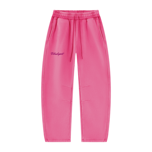 Vintage Wash Barrel Leg Fleece Sweatpants