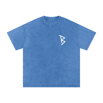 BLNDSPOT STACKED Logo Tee - White